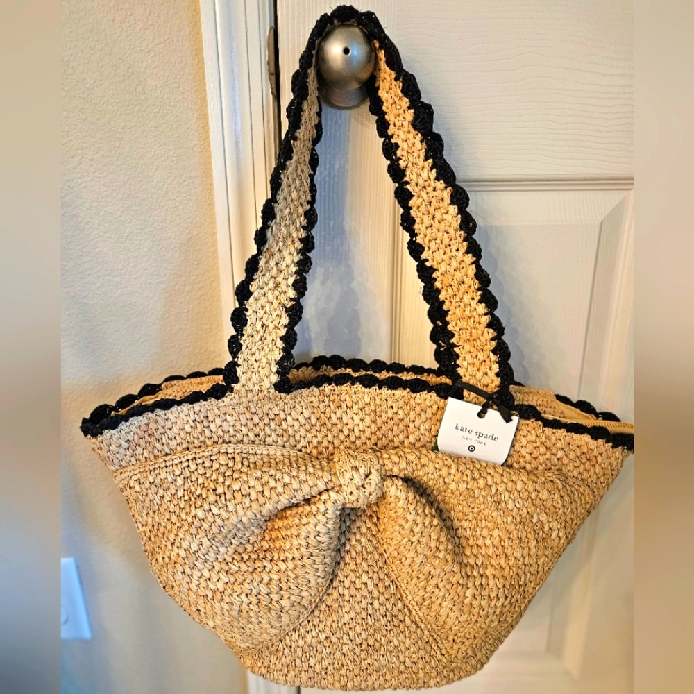 Kate Spade/Target Collab Rafia Bow Tote Bag